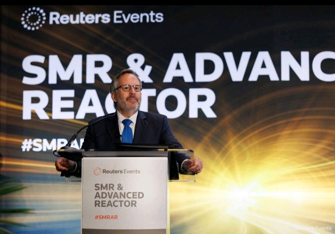 Glenn Davis speaking at Reuters Events SMR & Advanced Reactor conference